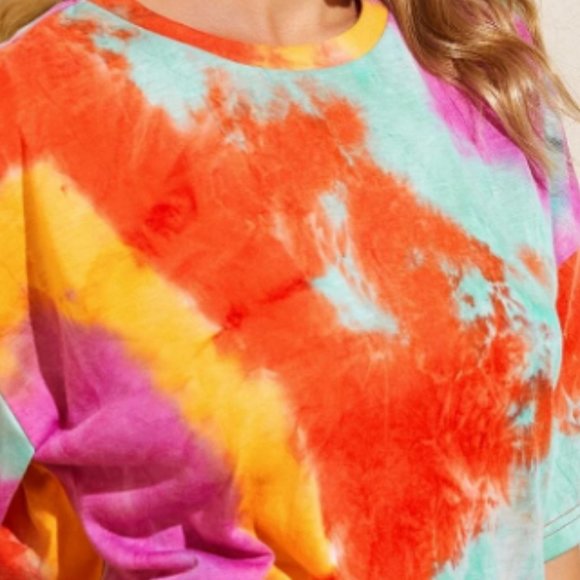 POPSICLE - TYE DYE T SHIRT OVERSIZE TEE - Picture 6 of 7
